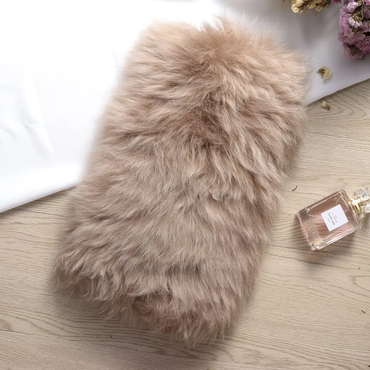 Автомобильная центральная консоль подлокотник подушка теплая зимняя пушистая