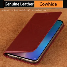 Flip Case For Xiaomi Mi 5s 8 9se 9T A1 A2 A3 Lite Max 3 Mix 2s 3 Poco F1 Oil Wax Skin Cover For Redmi Note 4 4X 5 6A 7A Pro