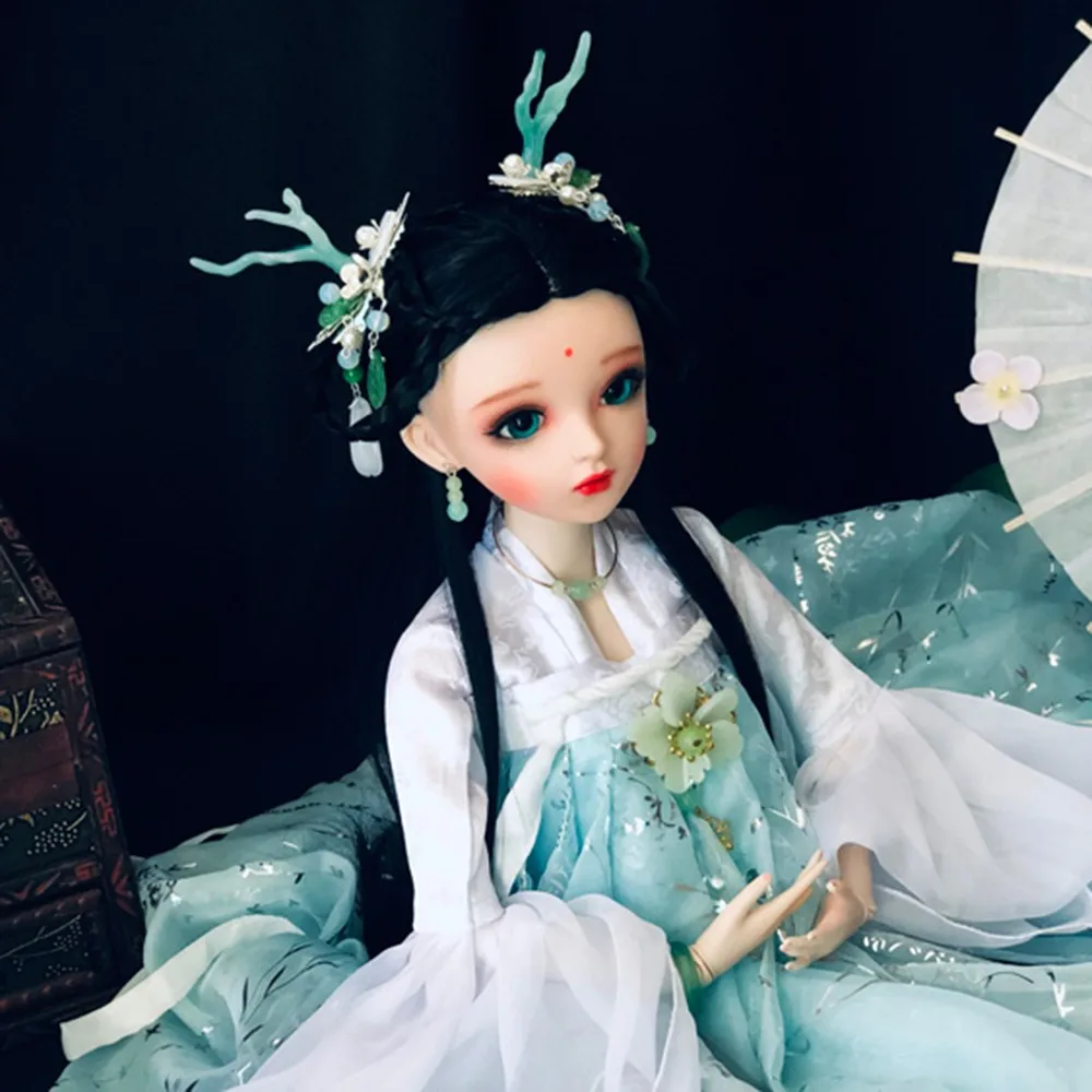 BJD кукла 1/3 куклы с макияжем 60 см кружевное платье Набор игрушка мягкая виниловая