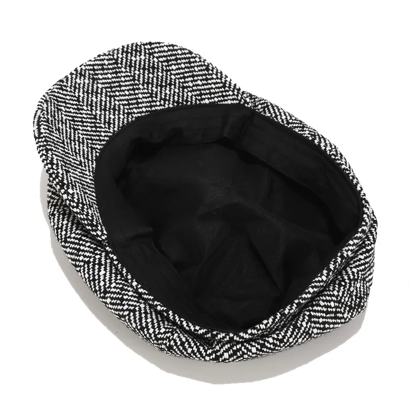 

autumn Winter Women Men fashion peaked cap Beret Newsboy Caps Leisure painter Octagonal Cap Retro Style Flat Cap street tide C36