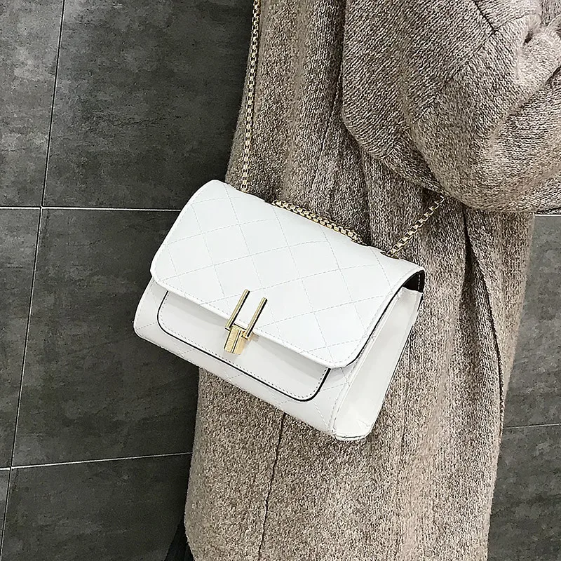 2020 Модные женские маленькие квадратные сумки через плечо винтажная сумка из