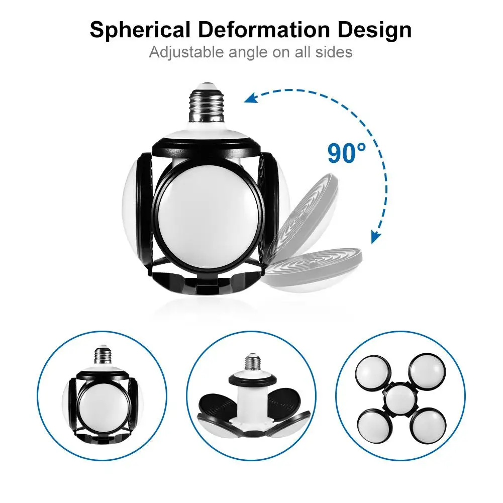 Светодиодный светильник для гаража s деформируемый 60 Вт светодиодный подвальный