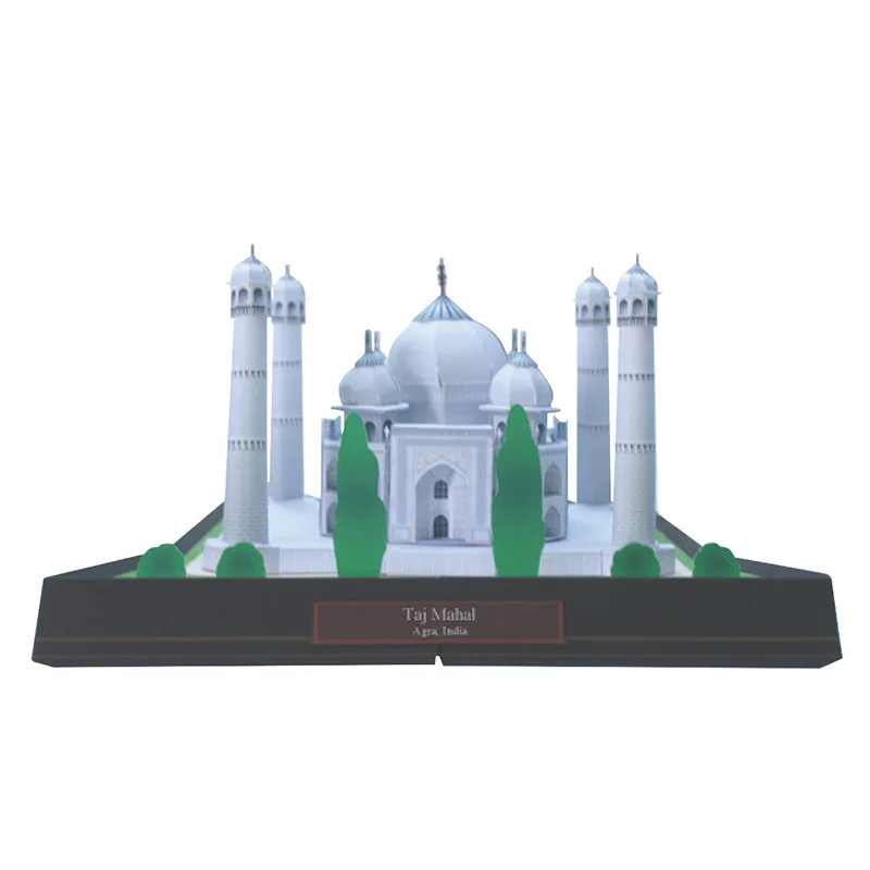 Тадж Махал Индия архитектурная модель 3D бумажная игрушка ручной работы сделай