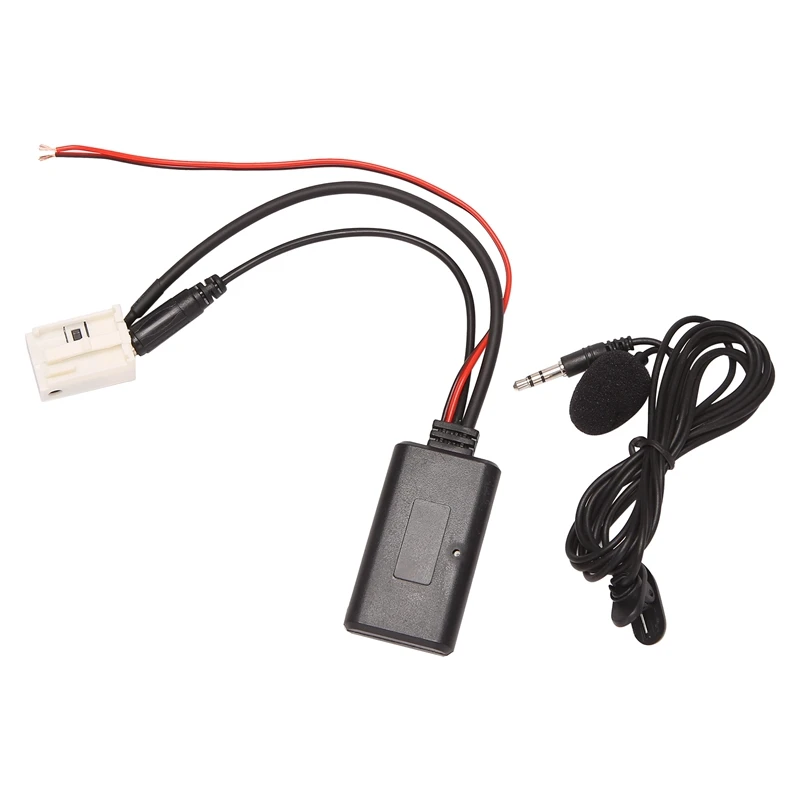 

Car Bluetooth Audio Cable 12-Pin Stereo Music Interface Adapter Compatible for BMW E60 E61 E62 E63 E64 Mini R50 R53