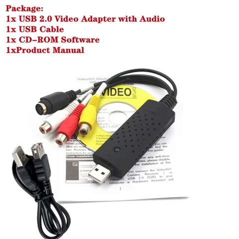 USB 2,0 конвертер VHS в DVD конвертер - изображение