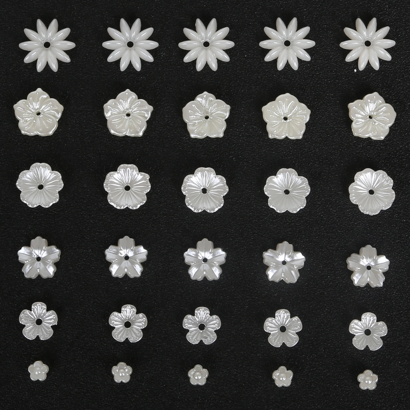 Бусины с искусственным жемчугом из АБС пластика 50 100|beads for diy|beads beadsbeads flower |