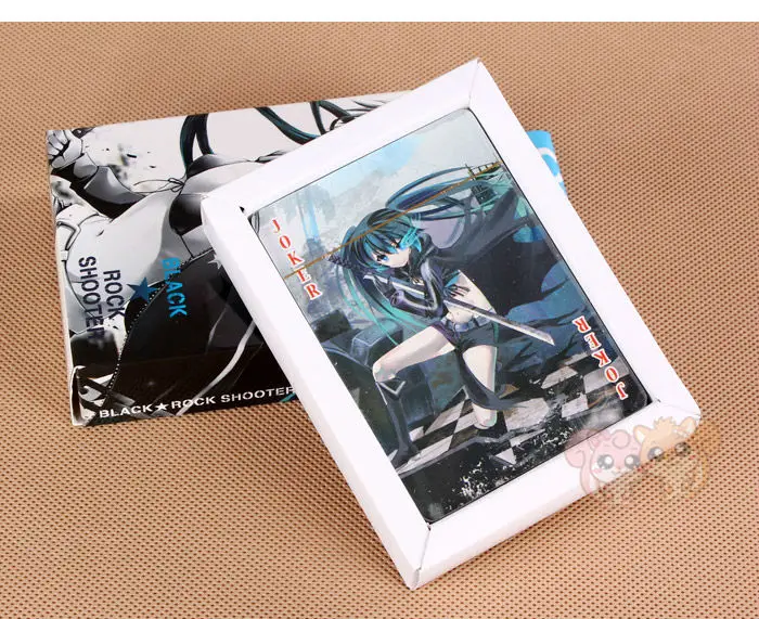Аниме BRS Black Rock shooter игрушки покерная игра коллекционная карточка куклы персонаж