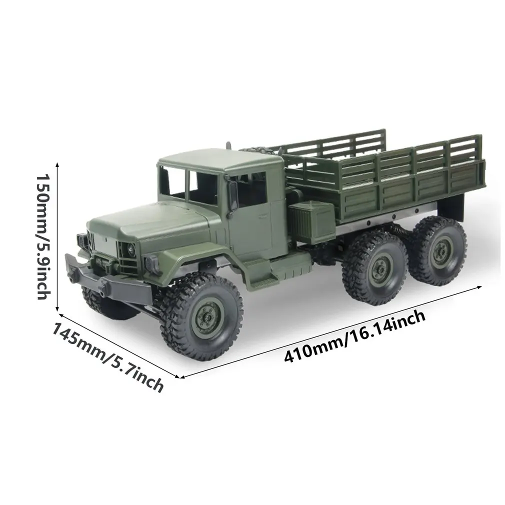 

MN-77 2.4G 6WD RC Crawler Car Remote Control Big Foot Off-road Military Vehicle Model RTR Toy For Kids Gift