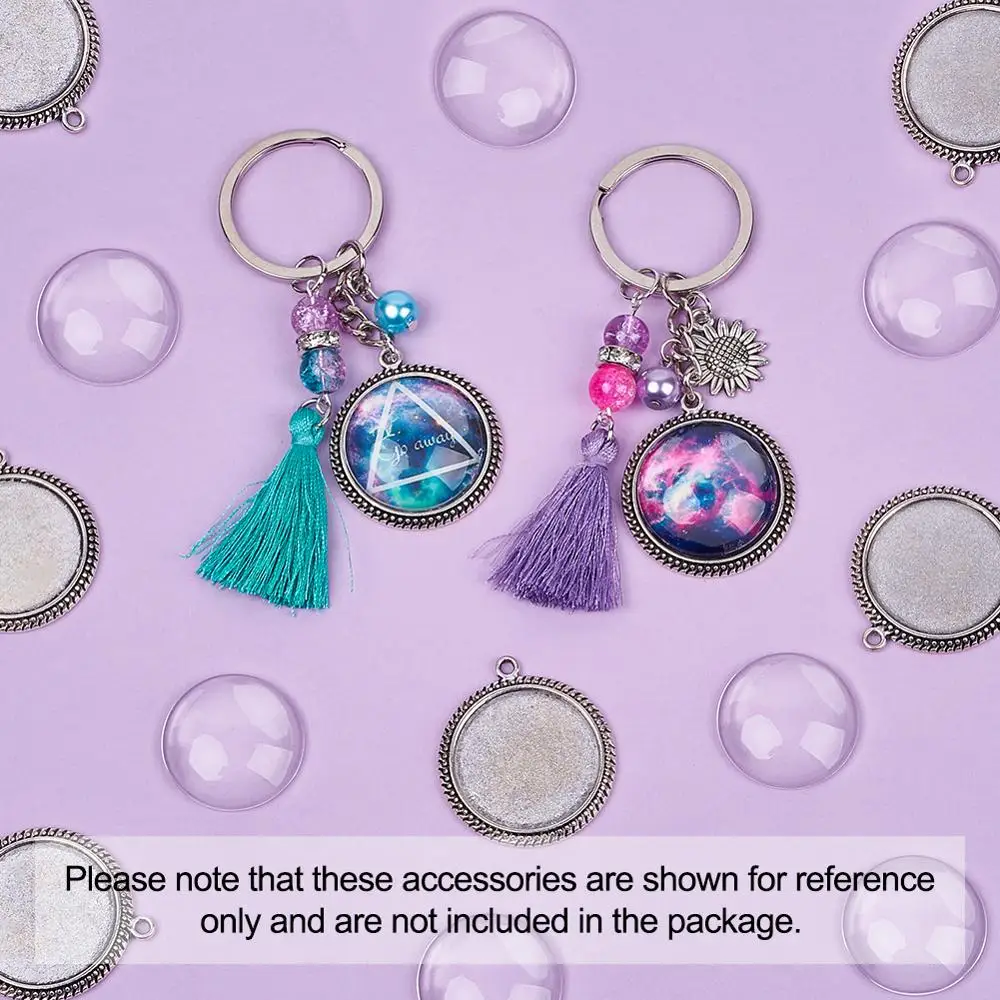 25 мм прозрачное четкое увеличение купола стекло кабошон Крышка для фото кулон