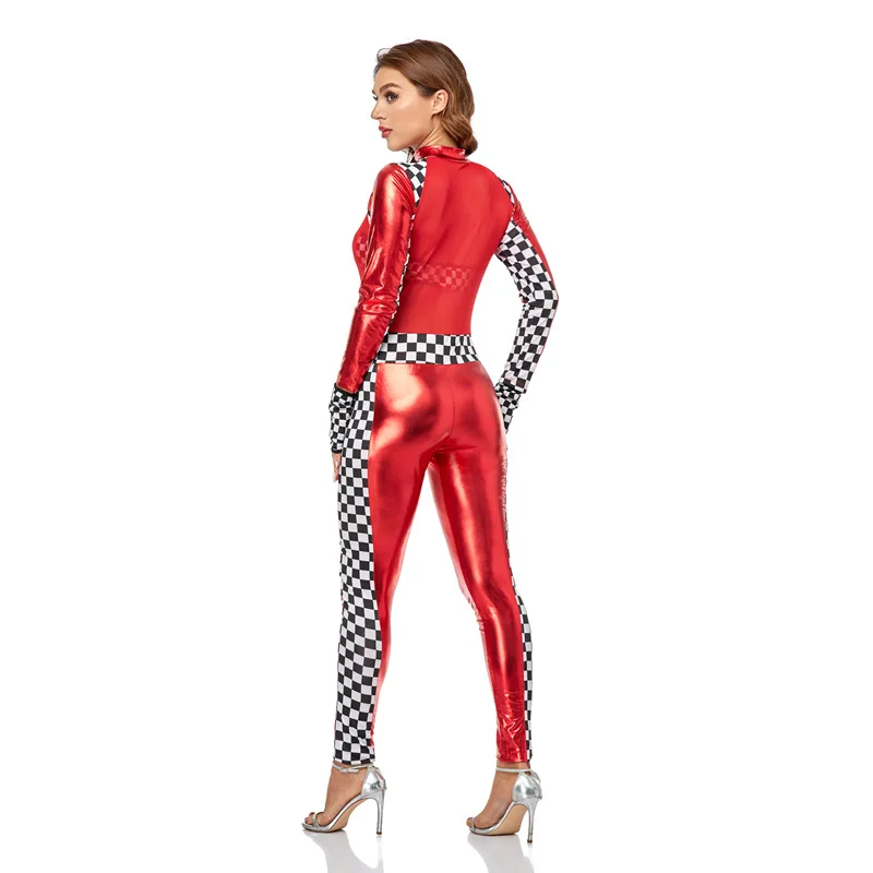 Костюм для косплея на Хэллоуин маскарадный гоночный автомобиль костюм ночного