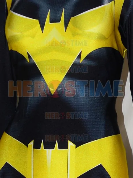 New Batgirl Cosplay Costume 3D Print Spandex Woman Zentai Bodysuit Halloween for Adult/Kids/Custom Made | Тематическая одежда и