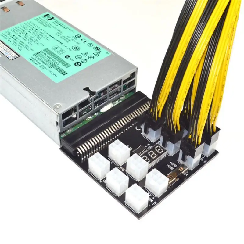 2021 новейший PCI-E 12В 64Pin до 12x 6Pin блок питания серверный адаптер коммутационная