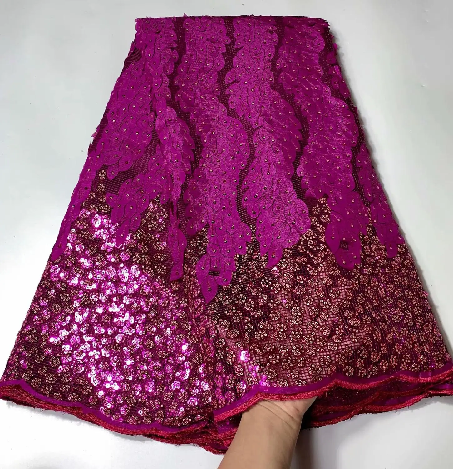 2020 африканская кружевная ткань с блестками высокое качество нигерийские