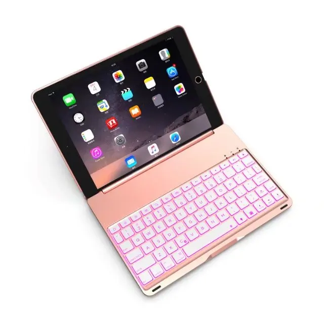 Чехол для планшетов с диагональю 2018 дюйма IPad 5 / 6 Air 2 Pro 9 7 чехол Bluetooth клавиатурой +