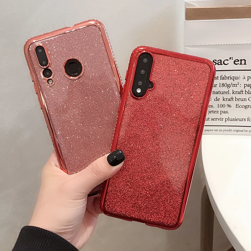 Модный Блестящий Мягкий чехол со стразами для huawei Honor Play 4T 3 9 LITE 9A 20v20 Y9 2018 Y6 Y5 Y7 PRO 2019