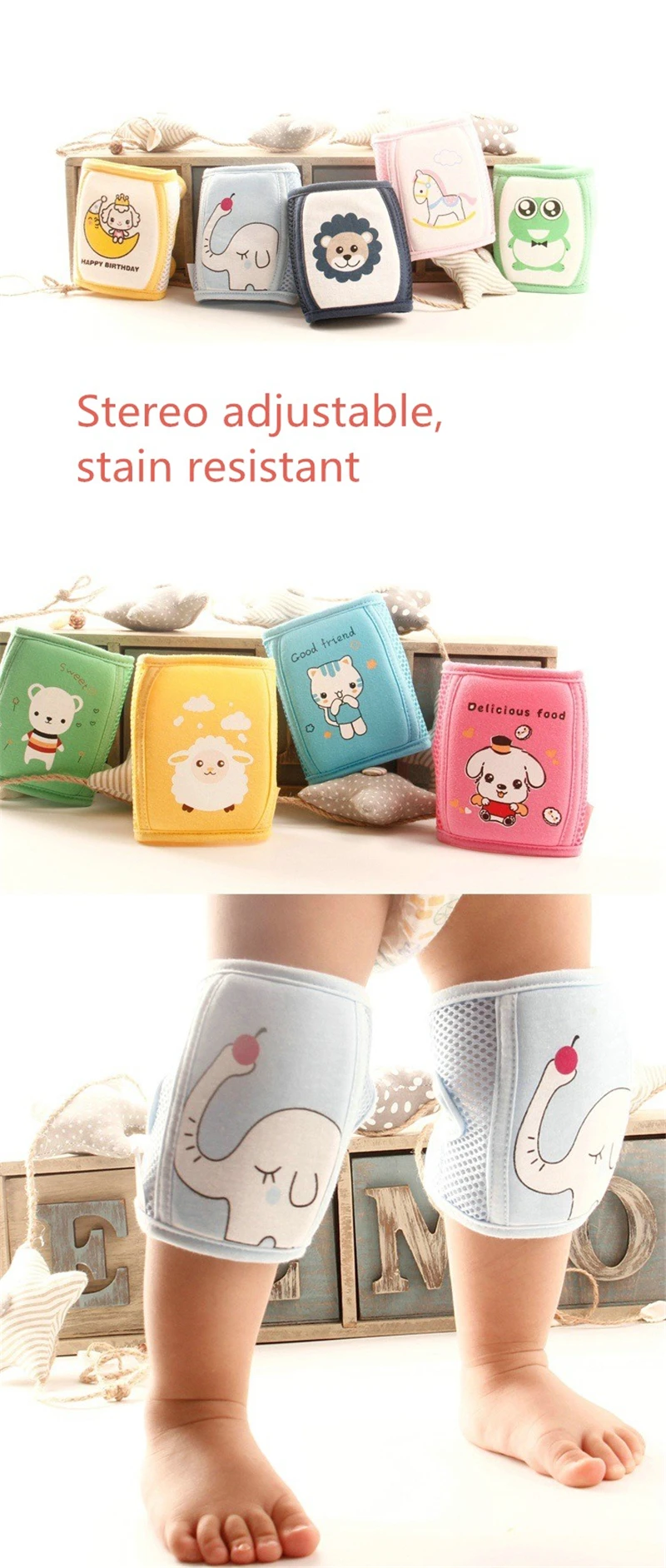 Baby Knee Pads Baby kids safety Crawling Knee Protectors for Children Baby Pads Breathable Infant Knee Pads Baby Leg Warmer
