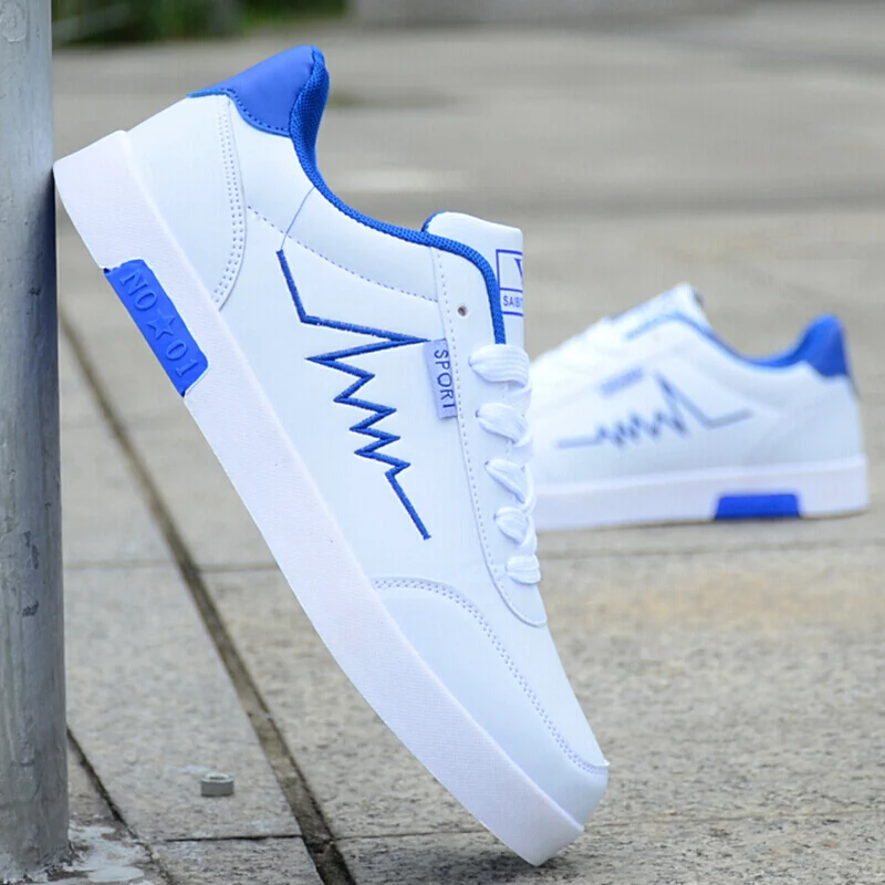 

New Arrival 2020 Classic White Sneakers Men Soft Flat Male Sneakers Cheap Men Vulcanize Shoes Fashion Male Shoes