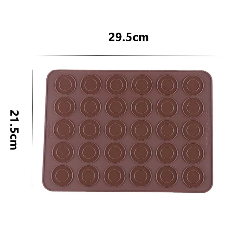 

Macaron Silicone Pad Baking Tool 30-Cavity Silicone Macaron Mat DIY Baking Mats Cake Pastry Oven Baked Mold Sheet Bakeware Tools