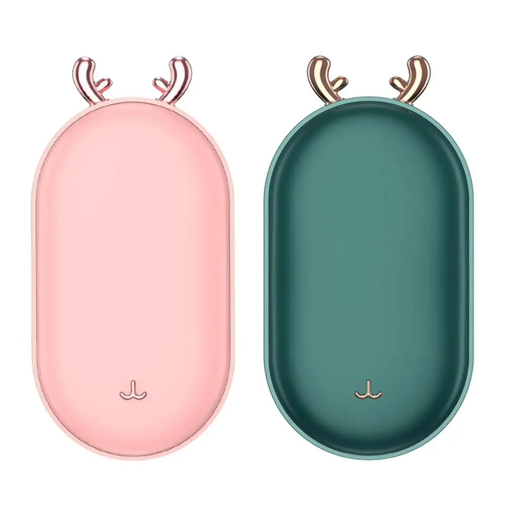 

Электрические грелки для рук 5200 мА/ч, перезаряжаемый грелка для рук, портативное зарядное устройство, портативный зимний нагреватель для ру...