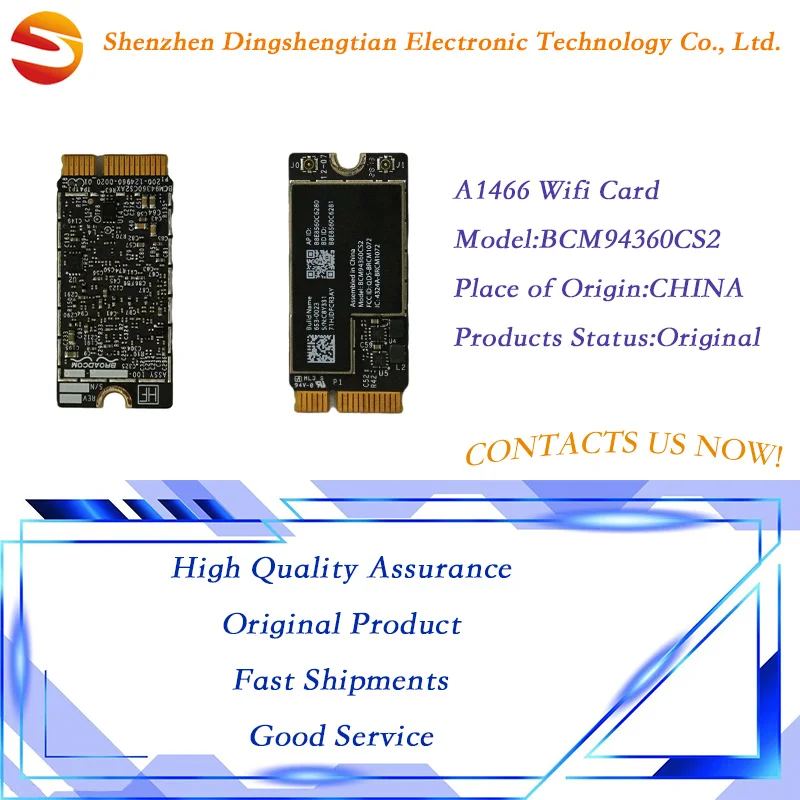 

Genuine Wireless WiFi Card 4.0 BCM94360CS2 for macbook air A1466 2013 2014 2015 2016 2017 year