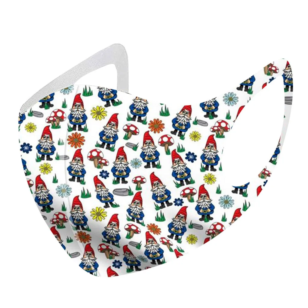 5 шт. детская Рождественская маска для рта защиты на открытом воздухе лица