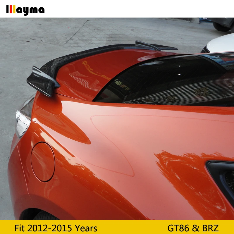STI style спойлер заднего багажника из углеродного волокна для Toyota 86 Scion GT86 2012 2015 CF