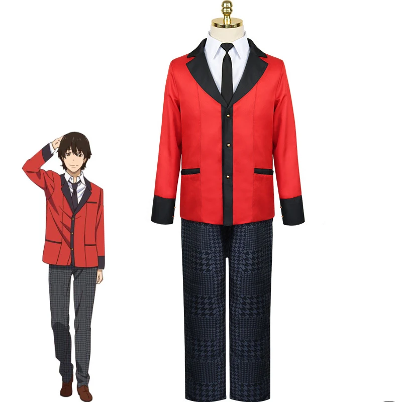 4pcs Cosplay Costume Ryouta Suzui Yumeko Jabami Kirari Momobami Yumemi Yumemite School Uniforms for Men Women C88132AD |