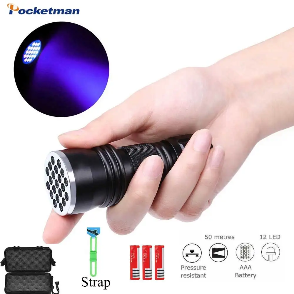 Светодиодный ультрафиолетовые фонари яркий фонарь Ультрафиолетовый черный свет