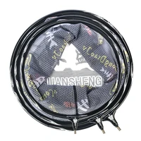 new carbon net head carbon unhooked black pit nano ultra light titanium alloy solid deepening fishing net bag