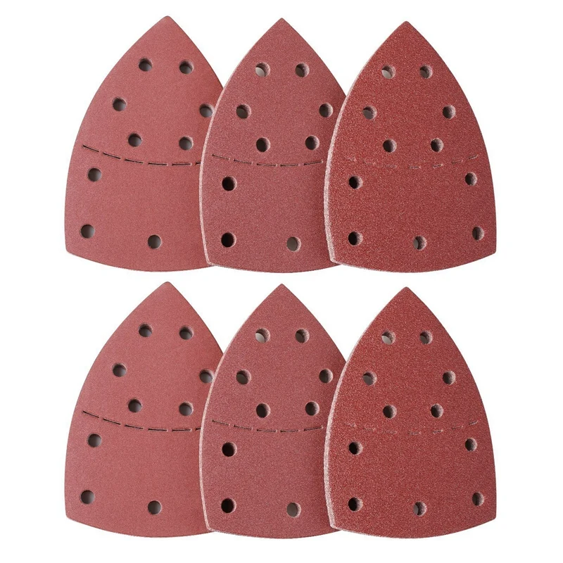 Hot XD-60Pcs Sanding Plate Mouse Sander For Psm 200 Aes 18 And All Vibration Multi-Tools 10 Pieces Each 40/60/80/120/180/ |