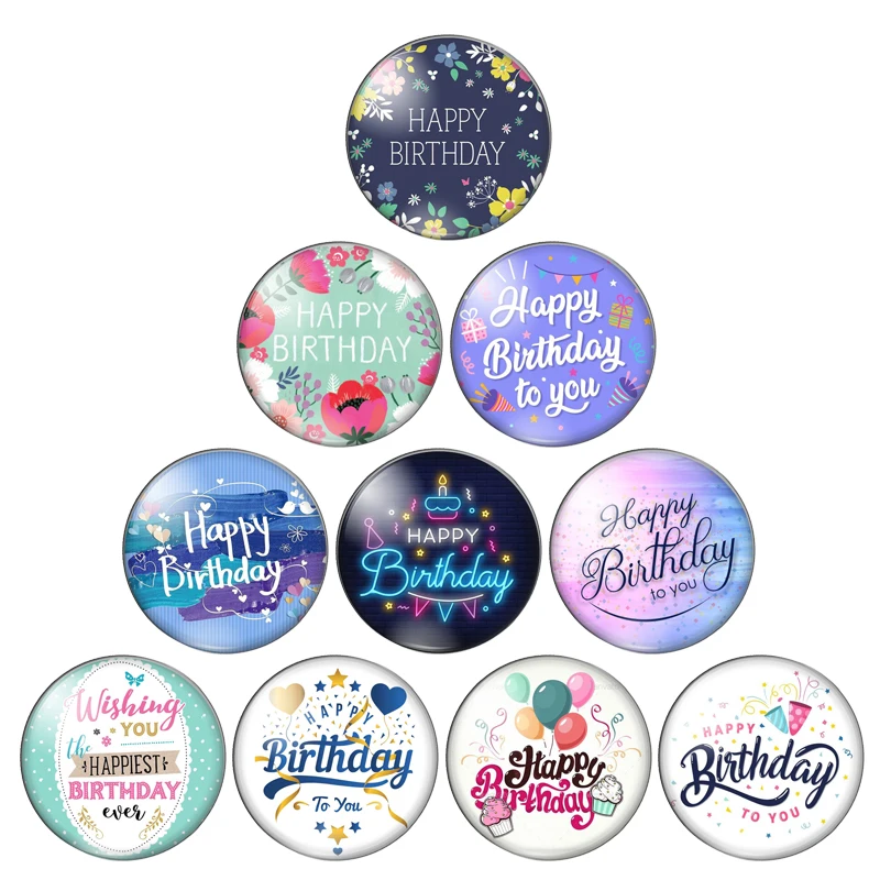 Модный подарок на день рождения для празднования дня 8 мм/10 мм/12 мм/круглый фото