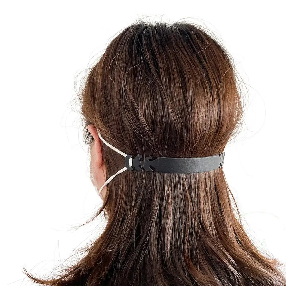 

10PCS Mask Extension Buckle Ear Hooks Adjustable Buckle Comfortable Mask Wearing Accessories Anti-Slip Mask Rope Ear Holder