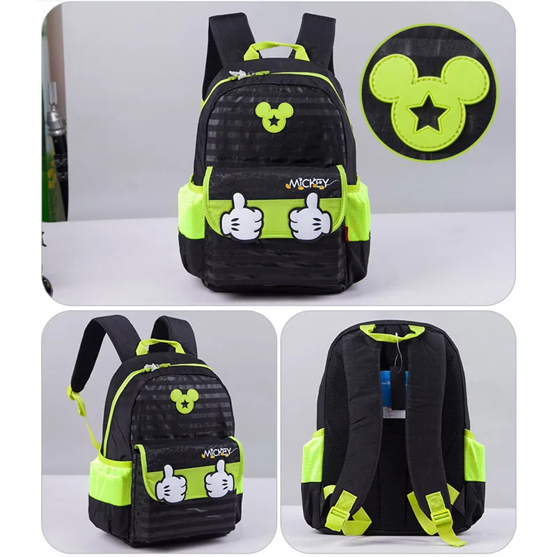 Дисней мультфильм Микки Маус рюкзак мальчики и девочки сумка От 5 до 8 лет