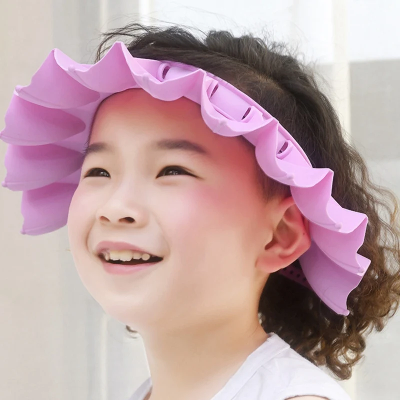 Шапочка для душа новорожденного ребенка шапочка шампуня Детская мультяшная