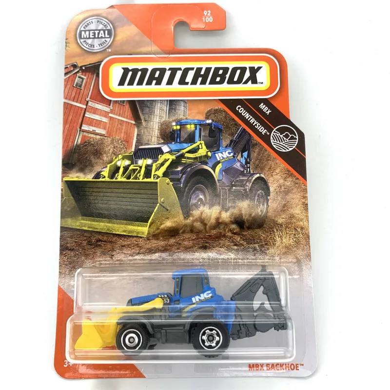 

Модель металлического сплава MBX BACKHOE Matchbox Cars 1:64