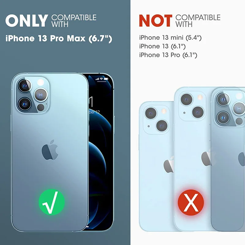 SUPCASE For iPhone 13 Pro Max Case 6.7 inch (2021 Release) UB Style Premium Hybrid Protective Bumper Case Clear Back Cover Caso