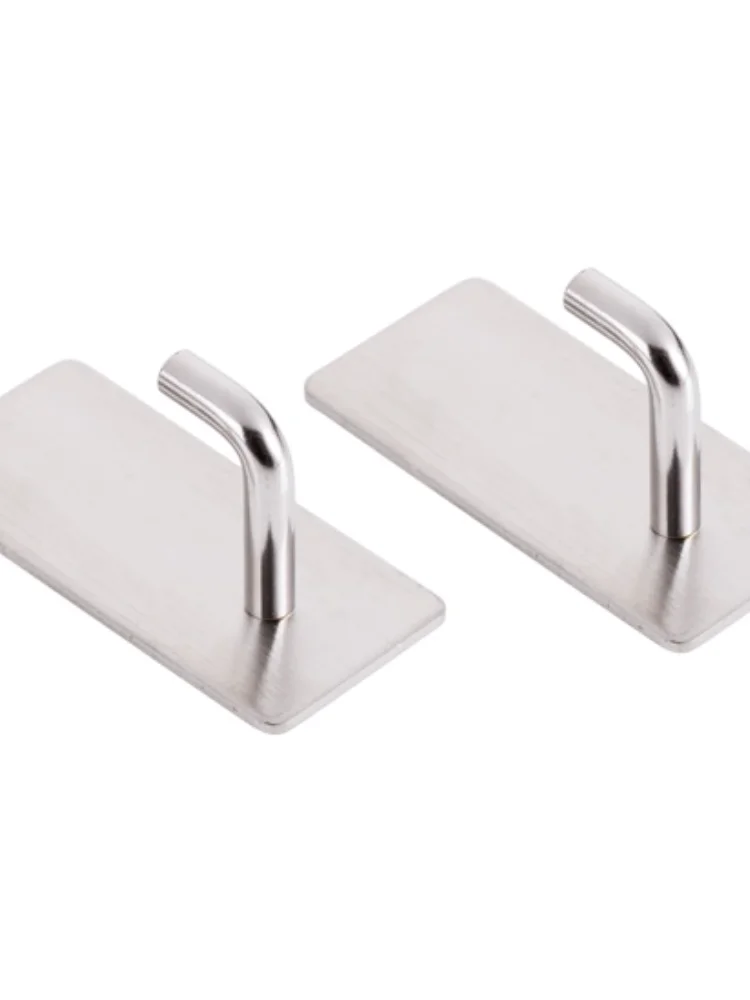 

Storage Stainless Steel Hooks Wall Waterproof Designer Bathroom Hook Hanging Adhesive Colgador Pared Bathroom Storage BE50WC