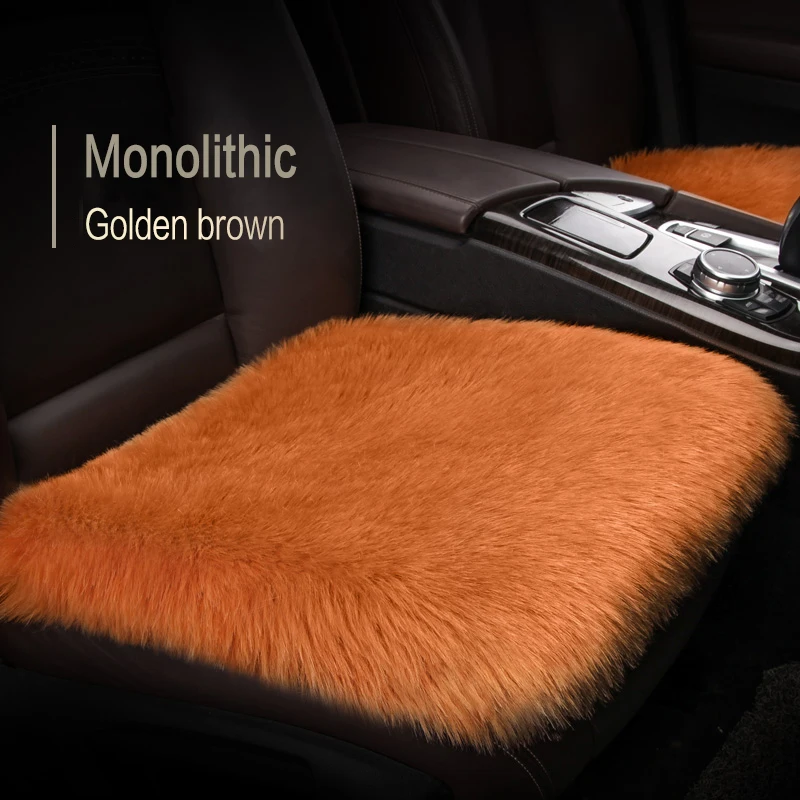 Чистая красная ins пассажирское автомобильное сиденье зимнее длинное плюшевое