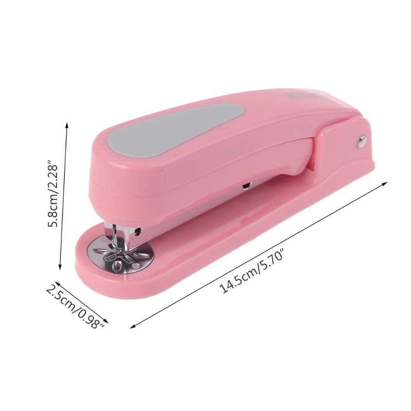 

360 Degree Rotary Stapler 2-25 Sheets A4 Paper Capacity Bookbinding Machine Manual Binding Supplies for Office School