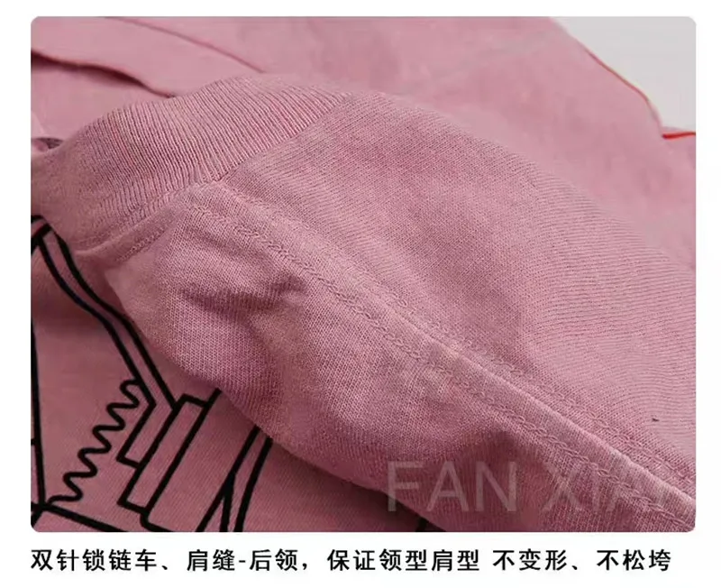 

PINK CAVEMPT MINI MOBILE T-SHIRT Men Women Tops Tees Cav Empt C.E Oversized Cotton T-Shirt