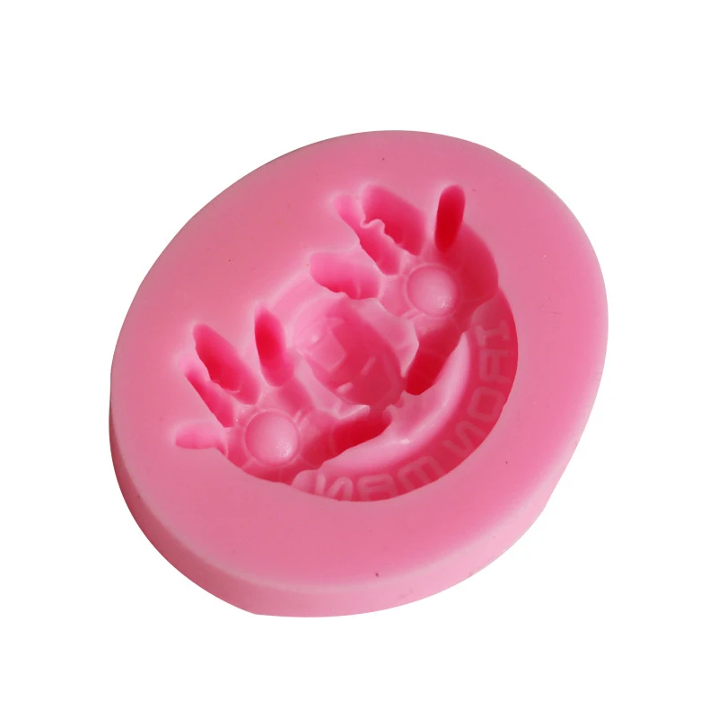 Силиконовая форма для торта Железный человек 1 шт. шоколада украшение помадка 3D