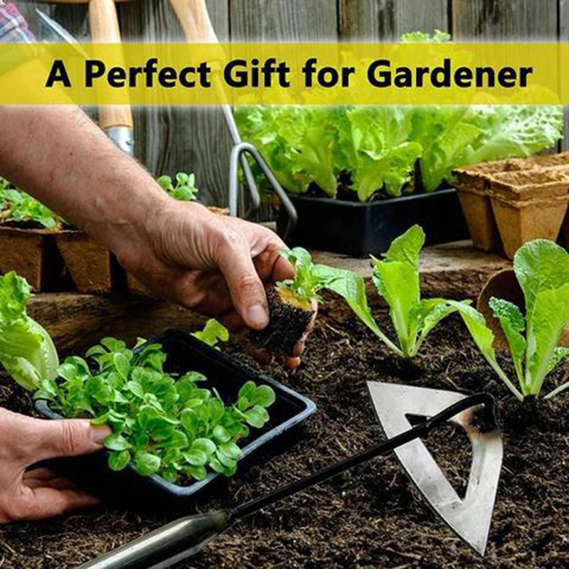 

New All-Steel Hardened Hollow Hoe Multifunctional Weeding Shovel Practical Durable Garden Hand Tools SDF-SHIP