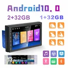 Автомагнитола Podofo, мультимедийный видеоплеер на Android, с GPS, RDS Навигатором, для Volkswagen, Nissan, Hyundai, Kia, Toyota, LADA, Ford, типоразмер 2DIN