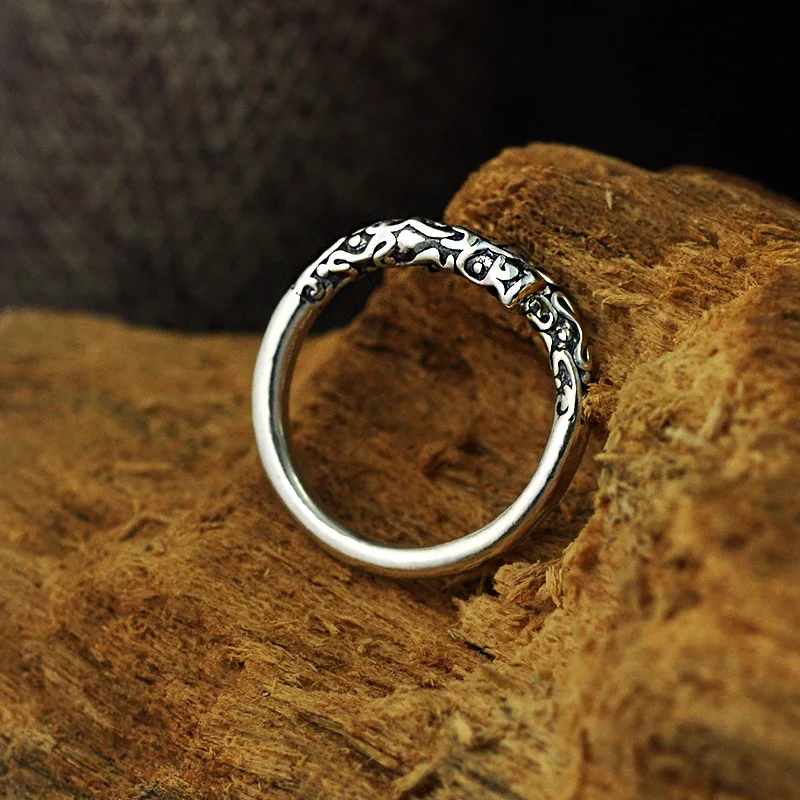 

Retro Personality Men's Monkey King Monkey King Open Ring Big Talking Westward Journey Golden Hoop Bang Hip Hop Punk Ring