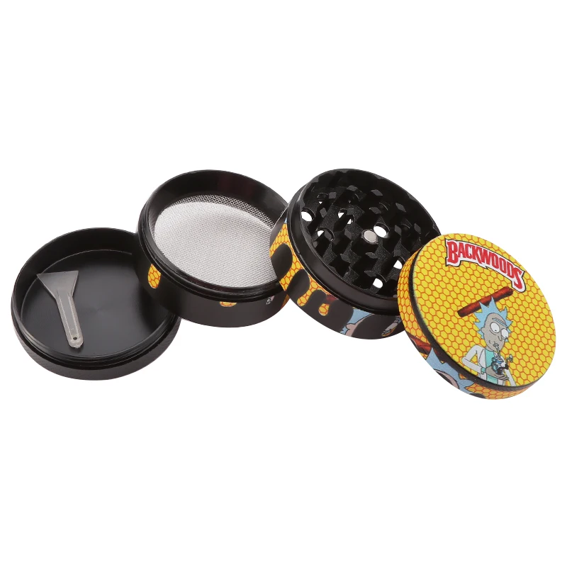 4-слойная металлическая травяная дым мельница аксессуары для курительной трубки