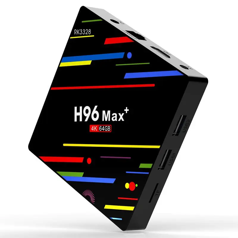 ТВ-приставка с европейской вилкой H96 Max Plus Android 8 1 4 Гб ОЗУ 64 ПЗУ четырехъядерный