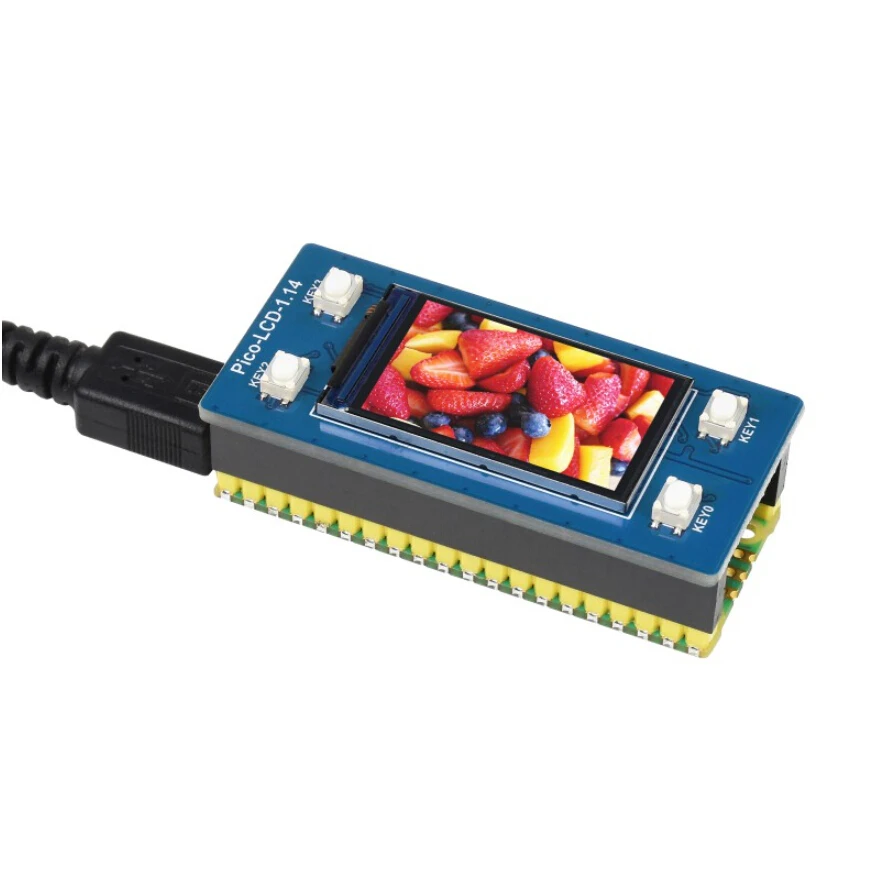 

Waveshare 1.14inch LCD Display Module for Raspberry Pi Pico 65K RGB Colors 240×135 pixels SPI Interface
