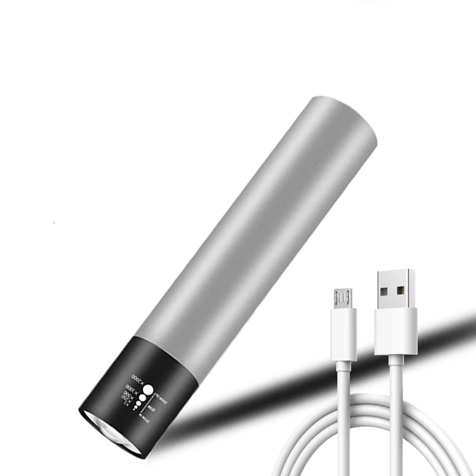 Светодиодный фонасветильник z90 XM L T6 водонепроницаемый с аккумулятором 1200