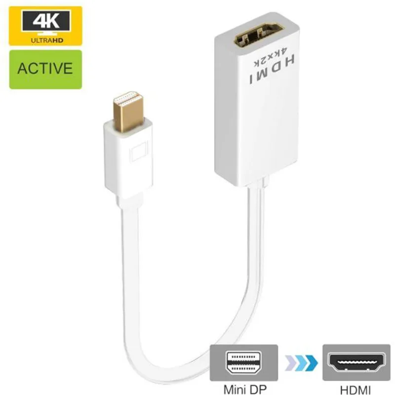 4K * 2K Мини DP DisplayPort с гнездовым адаптером высокого разрешения для MacBook Pro Air