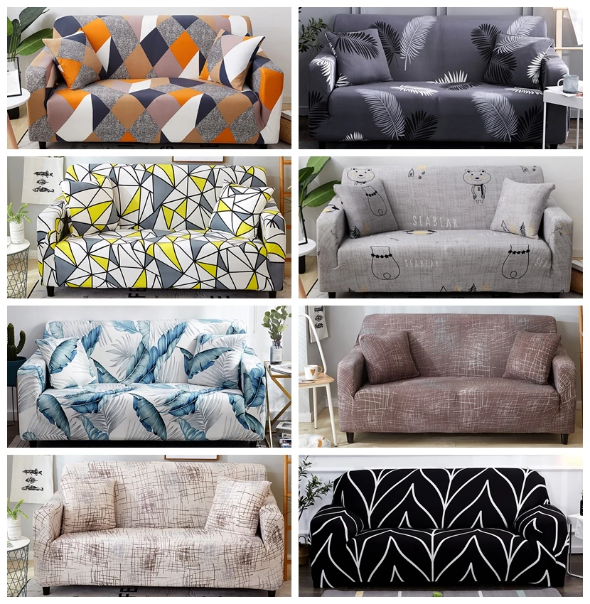 1/2/3/4 трехместный диван кровать Чехол Эластичный чехол для Гостиная